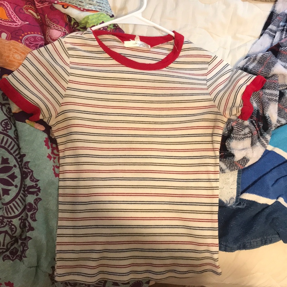 stripped t-shirt